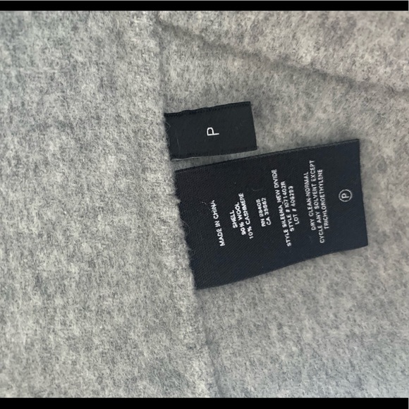 Theory Clairene Coat Grey P $695 - Picture 7 of 7